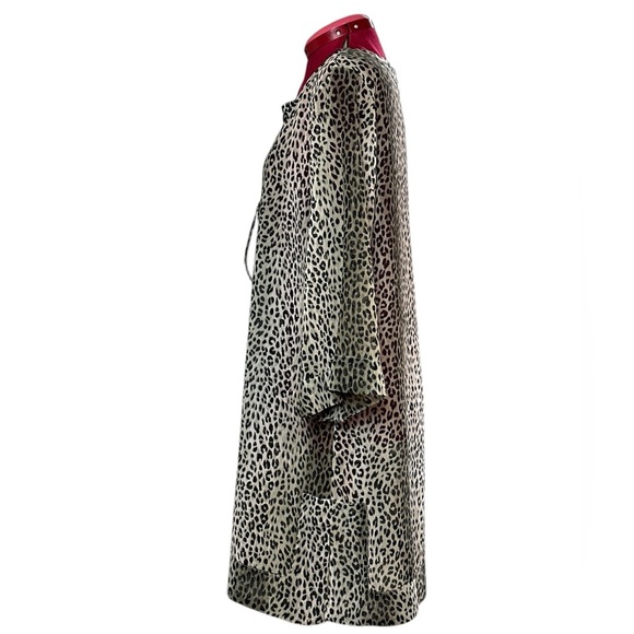 Tommy Bahama Leopard Print embellished pullover swim coverup - Picture 4 of 10
